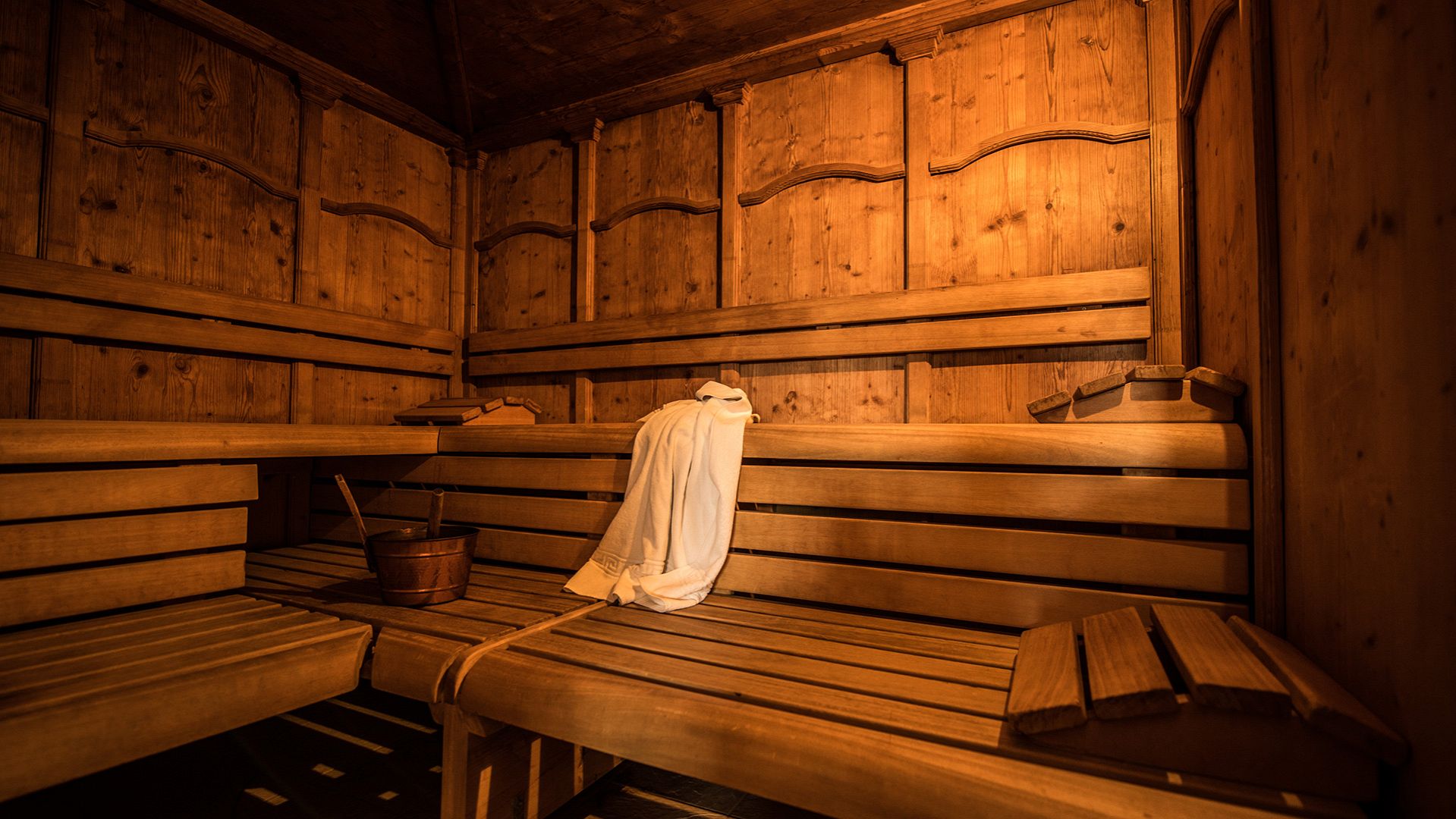 sauna a Siusi allo Sciliar Hotel Genziana
